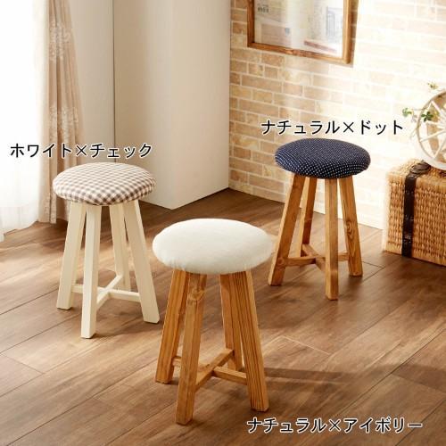 カントリー風スツールの商品写真