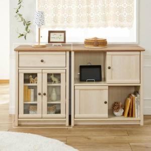 カントリー風窓下キャビネットの商品写真