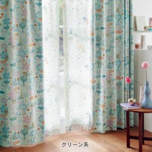 【セット】遮光カーテン&UVカット・遮像ボイルカーテンセット「ミニラボ」の商品写真