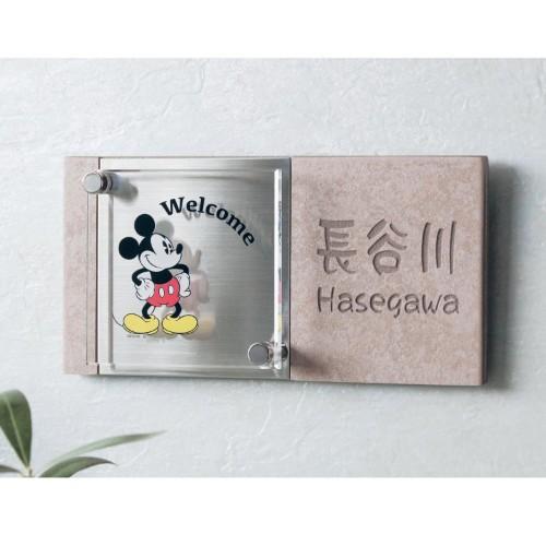 着せ替えできるアクリルプレートのタイル表札(選べるキャラクター)の商品写真