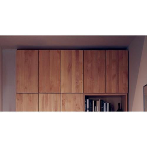 あたたかみのあるアルダー材の壁面上置きの商品写真