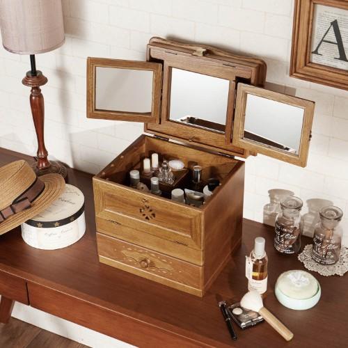 3面鏡メイクボックスの商品写真