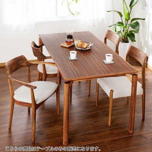 チーク材のダイニングテーブル<4人用/6人用>の商品写真