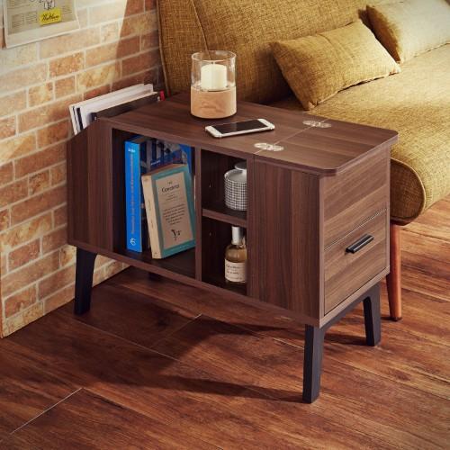 収納たくさんソファーサイドテーブルの商品写真