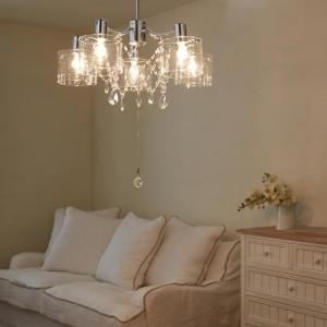 5灯シャンデリア型シーリングライト(ペンダントライト)「Salice」の商品写真