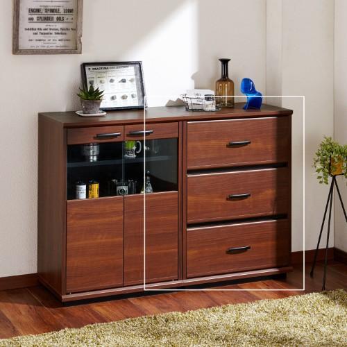 木目調コンパクトチェストの商品写真