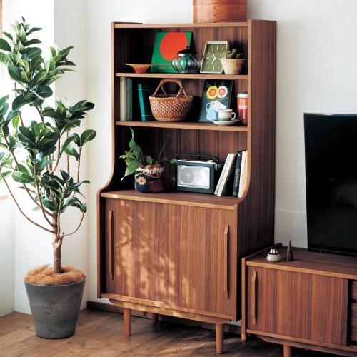 チーク材のシェルフの商品写真