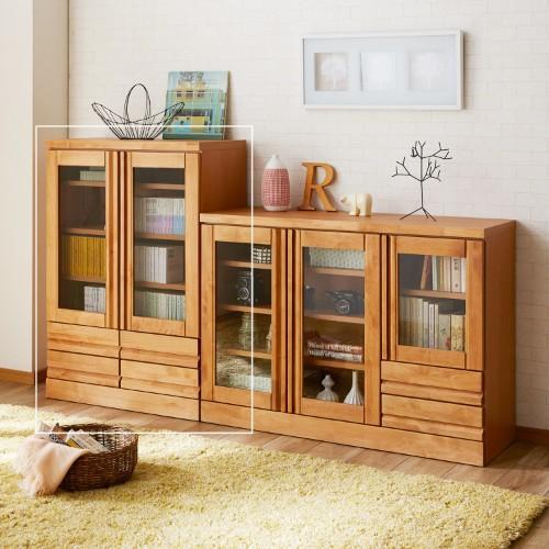 アルダー材のコンパクト本棚の商品写真