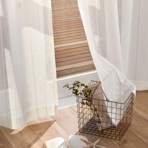 【オーダー】しぼの効いたトルコ製生地のボイルカーテンの商品写真