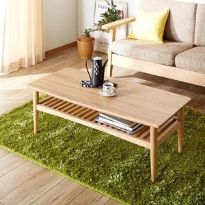 【大型商品送料無料】タモ材のリビングテーブルの商品写真