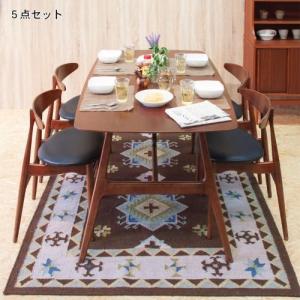 北欧風ダイニングテーブルセット<4人用>の商品写真