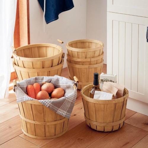 水杉ラウンドバスケットの商品写真