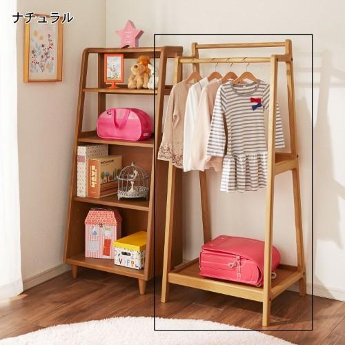 天然木のハンガーラック<幅60cm>の商品写真