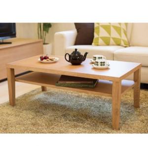 オーク材のリビングテーブルの商品写真