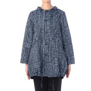 スクエア柄モッズレインコートの商品写真