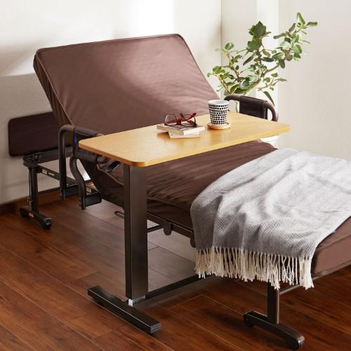 昇降式ベッドサイドテーブルの商品写真