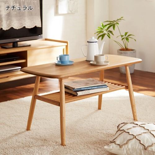 タモ材のリビングテーブルの商品写真