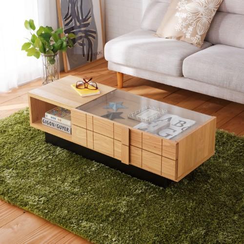 オーク材のコレクションテーブルの商品写真