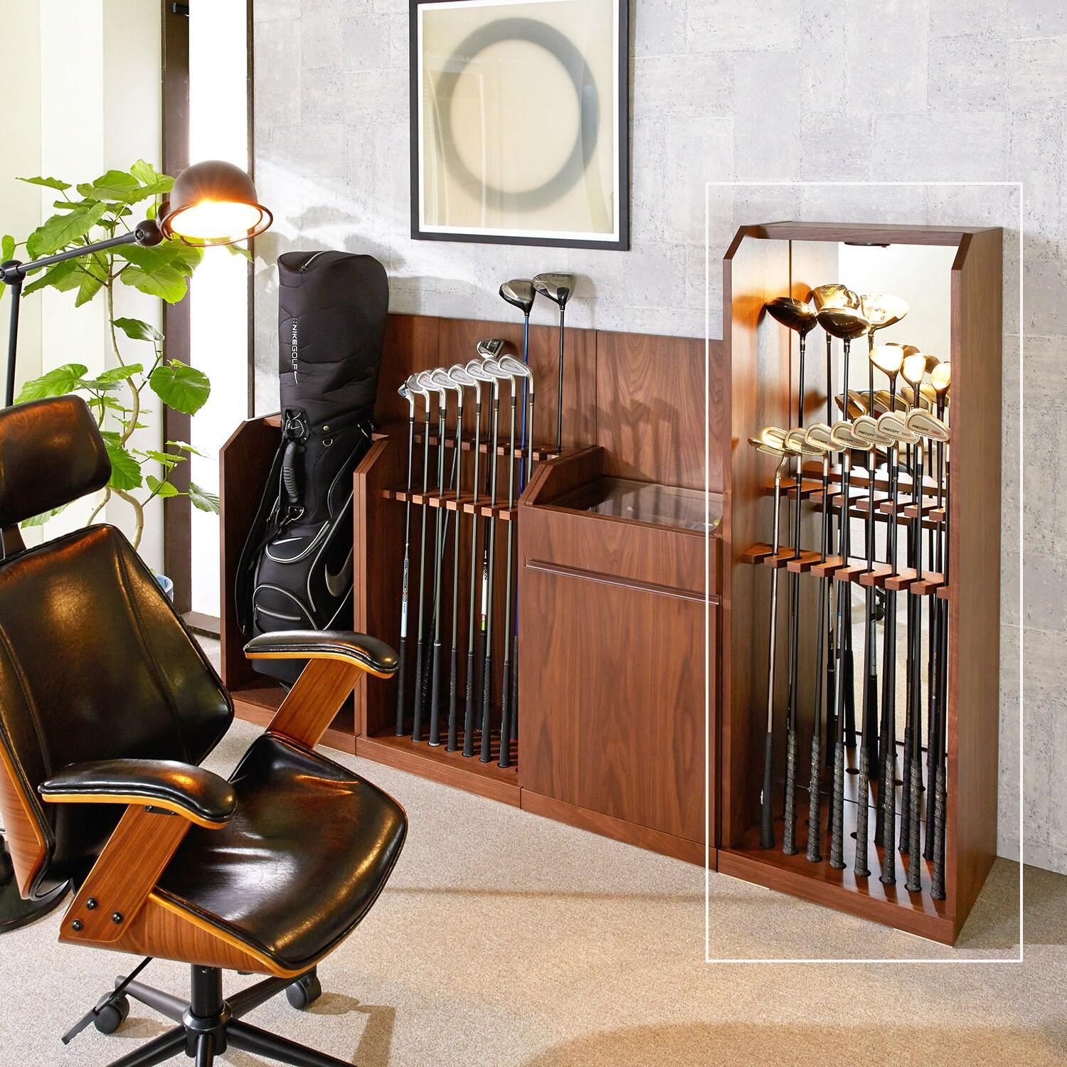 ゴルフグッズコレクションディスプレイラックの商品写真