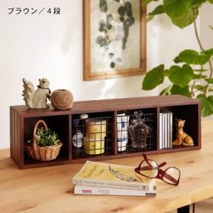 バスケット付き羽目板風フリーボックスの商品写真