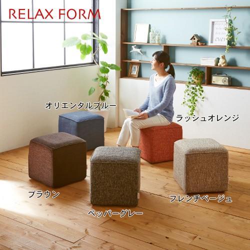 カバーリングキューブ型スツールの商品写真