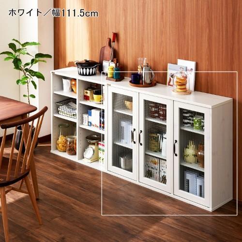 連結もできる木目調キャビネットの商品写真