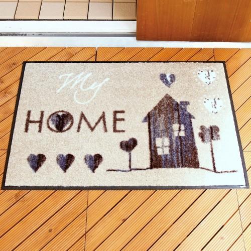カントリーテイストの泥落とし屋外玄関マットの商品写真