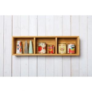 天然木取付簡単壁掛けボックスの商品写真