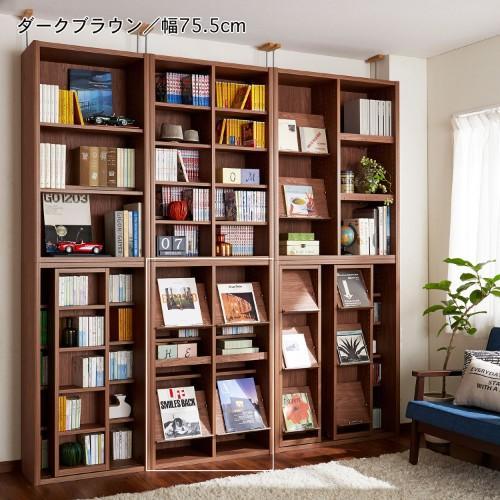 カスタマイズ自由自在!ダブル棚板&ディスプレイ棚のラックの商品写真