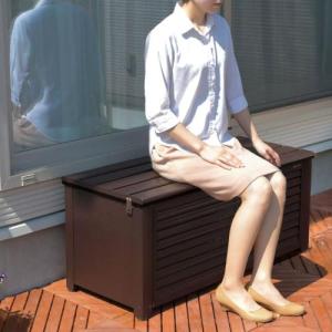 雨水が入りにくいベランダ台ストッカー<幅84/幅114「cm>の商品写真