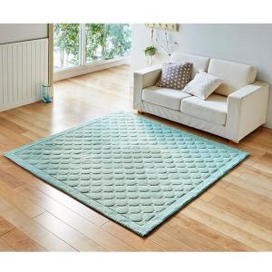 コットン綿100%平織ラグ(抗菌防臭防ダニわた使用) 敏感肌にもおすすめ綿100% ふっくらキルティング 洗濯機で丸洗いOKの商品写真