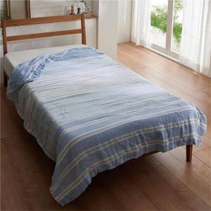 【今治産】5重ガーゼケット(綿100%)■カラー：ブルー ラベンダー ■サイズ：シングル(140×200cm)