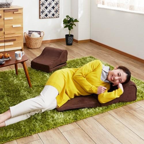 テレビが見やすいごろ寝マット同色2個セットの商品写真