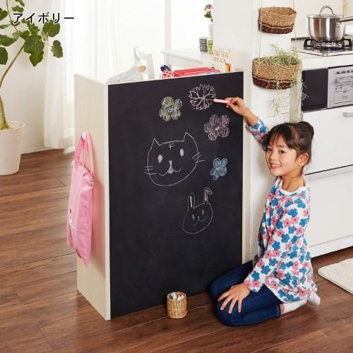 黒板風間仕切ラックの商品写真