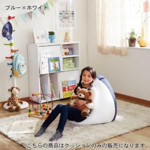 ツートーンビーズクッションの商品写真