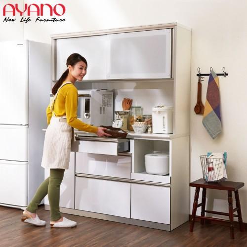 【受注生産】奥行が選べるミドルカウンターのキッチンボード(高さ187cm)の商品写真