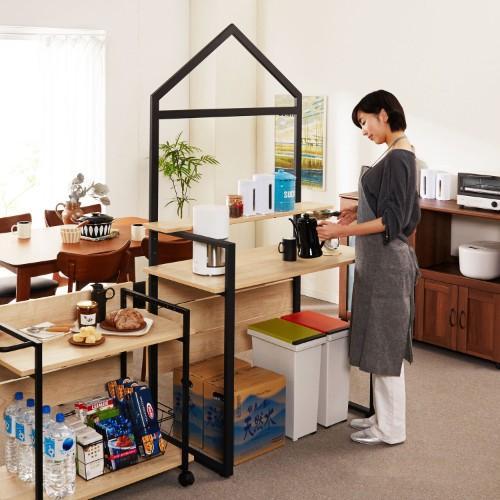 カフェ風キッチンカウンターの商品写真