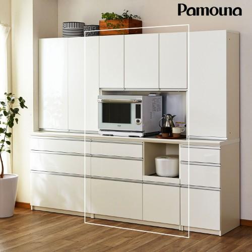 お手入れ簡単!奥行が選べる板扉のキッチンボードの商品写真