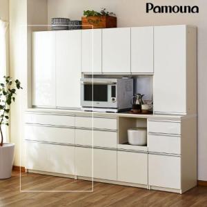 奥行が選べる板扉のカップボード(チェスト)