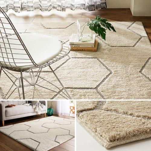 モダンデザインの防音ラグ(ゼクス)の商品写真