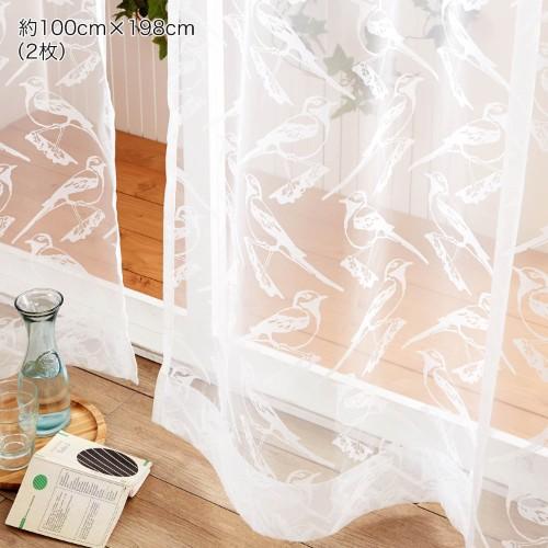 北欧デザインのボイルカーテン(リントゥボイル)の商品写真