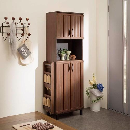 サイドスリッパラック付き通気できるハイタイプシューズボックスの商品写真