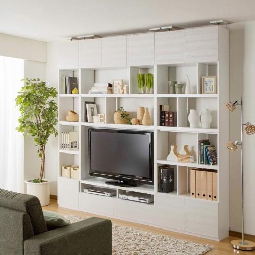 突っ張り壁面薄型テレビ台の商品写真