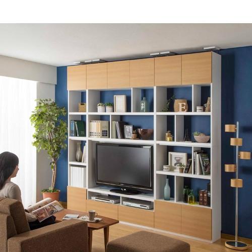 突っ張り壁面薄型サイドラックの商品写真