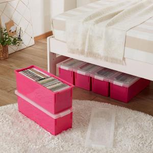 仕切り板付きCD & DVD収納ケース6個セット<高さ16cm>の商品写真