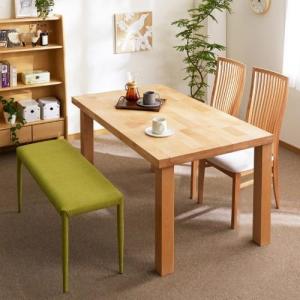 脚を選べるメープル材のダイニングテーブルの商品写真