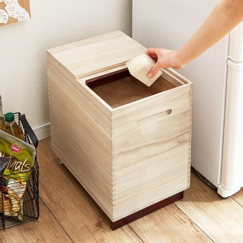 大容量!桐材の米びつ<20kg/30kg>の商品写真