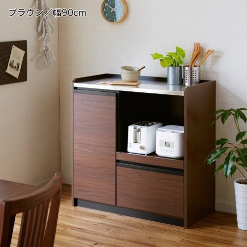 ステンレス天板のキッチンカウンターの商品写真