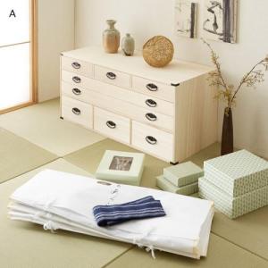 着物と和装小物を一緒に収納できる桐チェストの商品写真