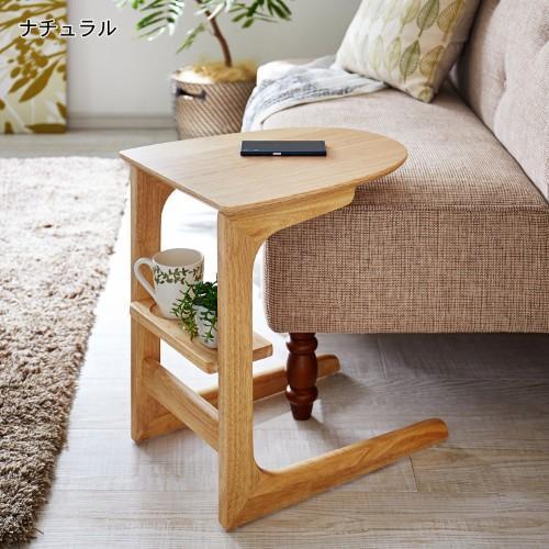 カップトレイ付きサイドテーブルの商品写真